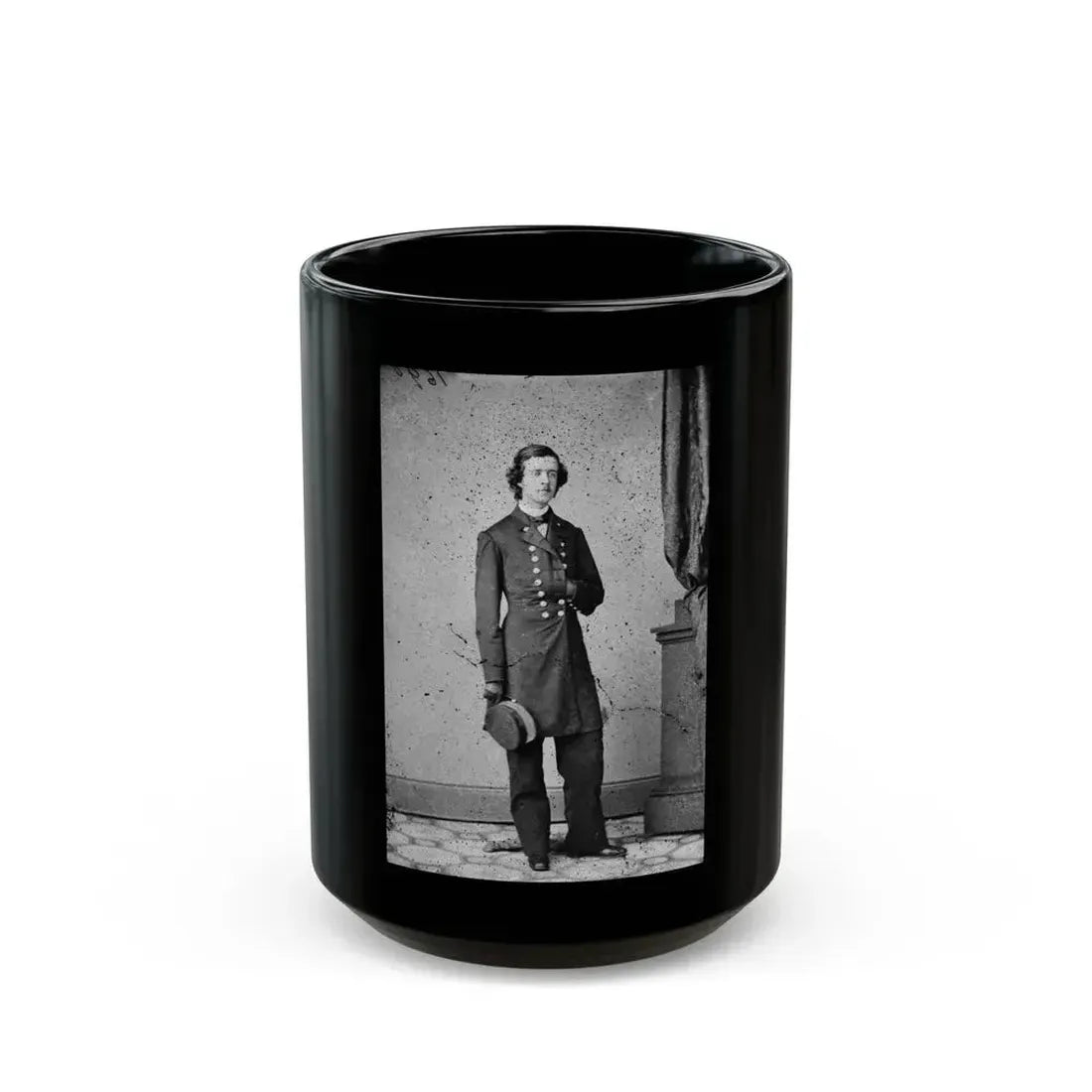 Assist. Engineer  H.P. Gregory, Usn (U.S. Civil War) Black Coffee Mug 15oz - Go Mug Yourself