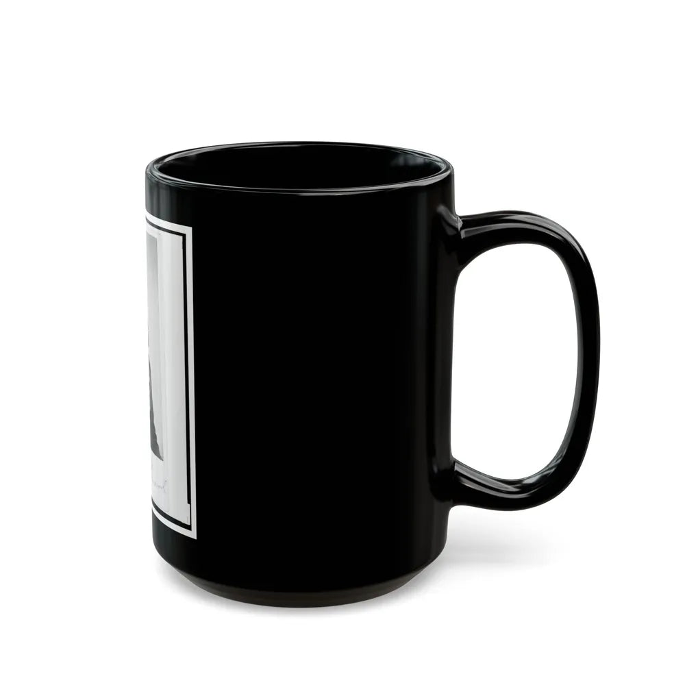 Assistant Adjunct General Temple Clark, Union Officer, Half-Length Portrait, Facing Right (U.S. Civil War) Black Coffee Mug-Go Mug Yourself