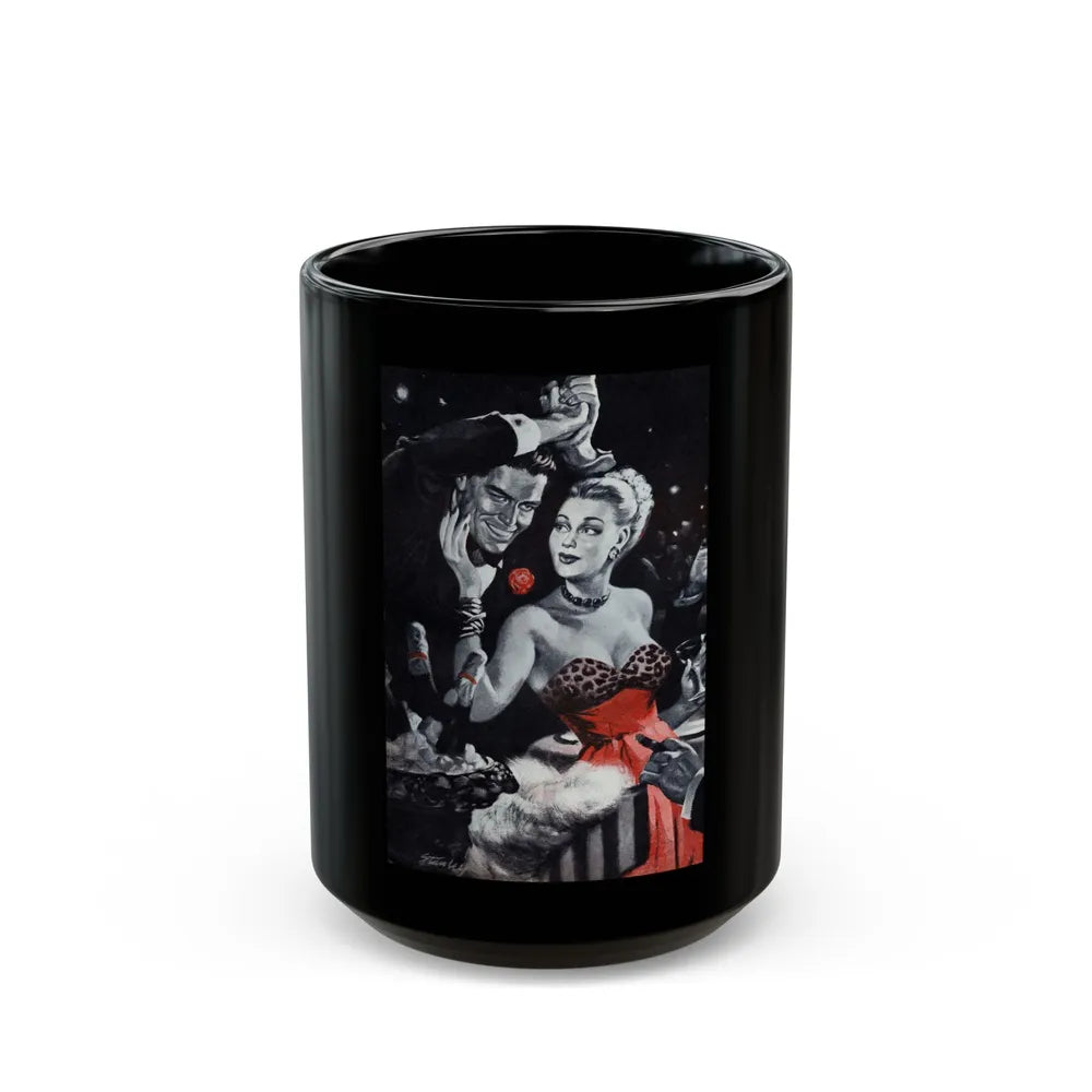 Assistant Champion, Argosy, April 1947 - Black Coffee Mug-15oz-Go Mug Yourself