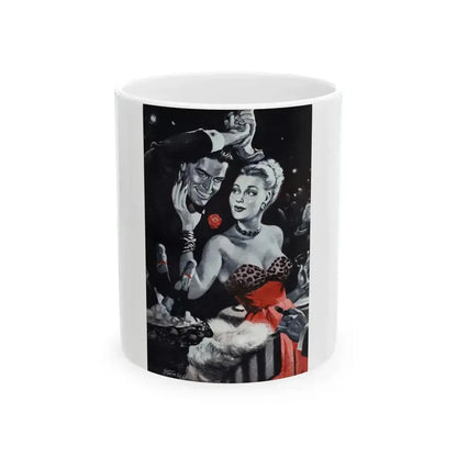 Assistant Champion, Argosy, April 1947 - White Coffee Mug 11oz - Go Mug Yourself