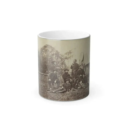 Assistant Engineers at Headquarters Army of Potomac, Brandy Station, Va., January, 1864 (U.S. Civil War) Color Changing Coffee Mug 11oz Default Title 11oz - Go Mug Yourself
