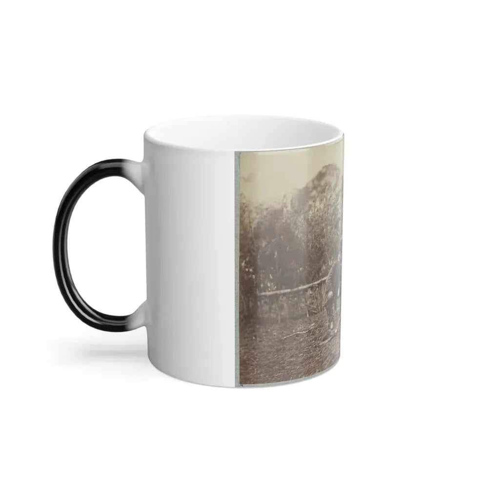Assistant Engineers at Headquarters Army of Potomac, Brandy Station, Va., January, 1864 (U.S. Civil War) Color Changing Coffee Mug 11oz - Go Mug Yourself