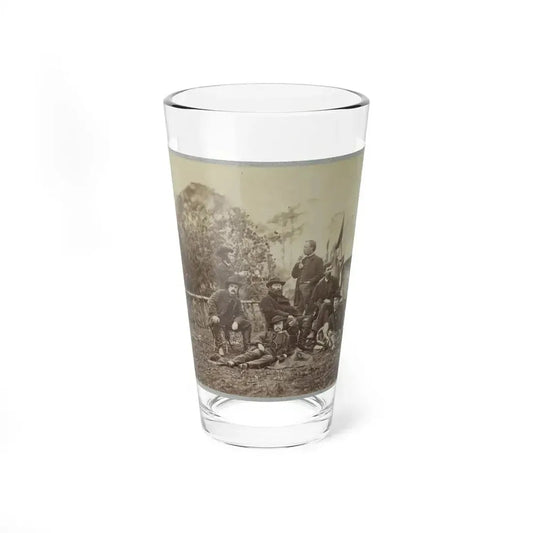 Assistant Engineers At Headquarters Army Of Potomac, Brandy Station, Va., January, 1864 (U.S. Civil War) Pint Glass 16oz 16oz - Go Mug Yourself