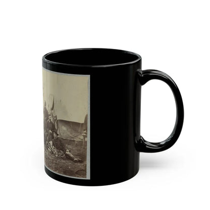 Assistant Engineers At Headquarters Army Of Potomac, Brandy Station, Va., January, 1864 (U.S. Civil War) Black Coffee Mug-Go Mug Yourself