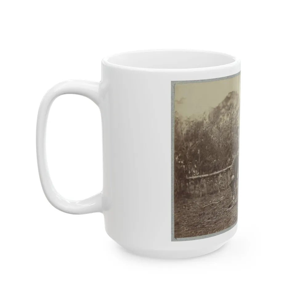 Assistant Engineers At Headquarters Army Of Potomac, Brandy Station, Va., January, 1864 (U.S. Civil War) White Coffee Mug-Go Mug Yourself