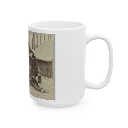 Assistant Engineers At Headquarters Army Of Potomac, November, 1864 (U.S. Civil War) White Coffee Mug-Go Mug Yourself