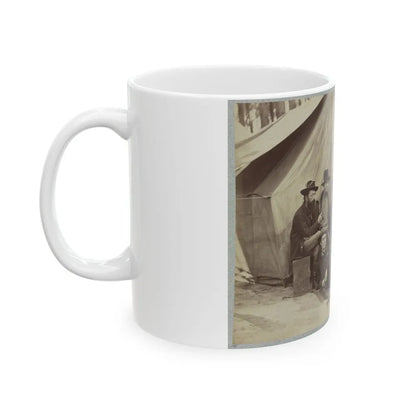 Assistant Engineers At Headquarters Army Of Potomac, November, 1864 (U.S. Civil War) White Coffee Mug-Go Mug Yourself