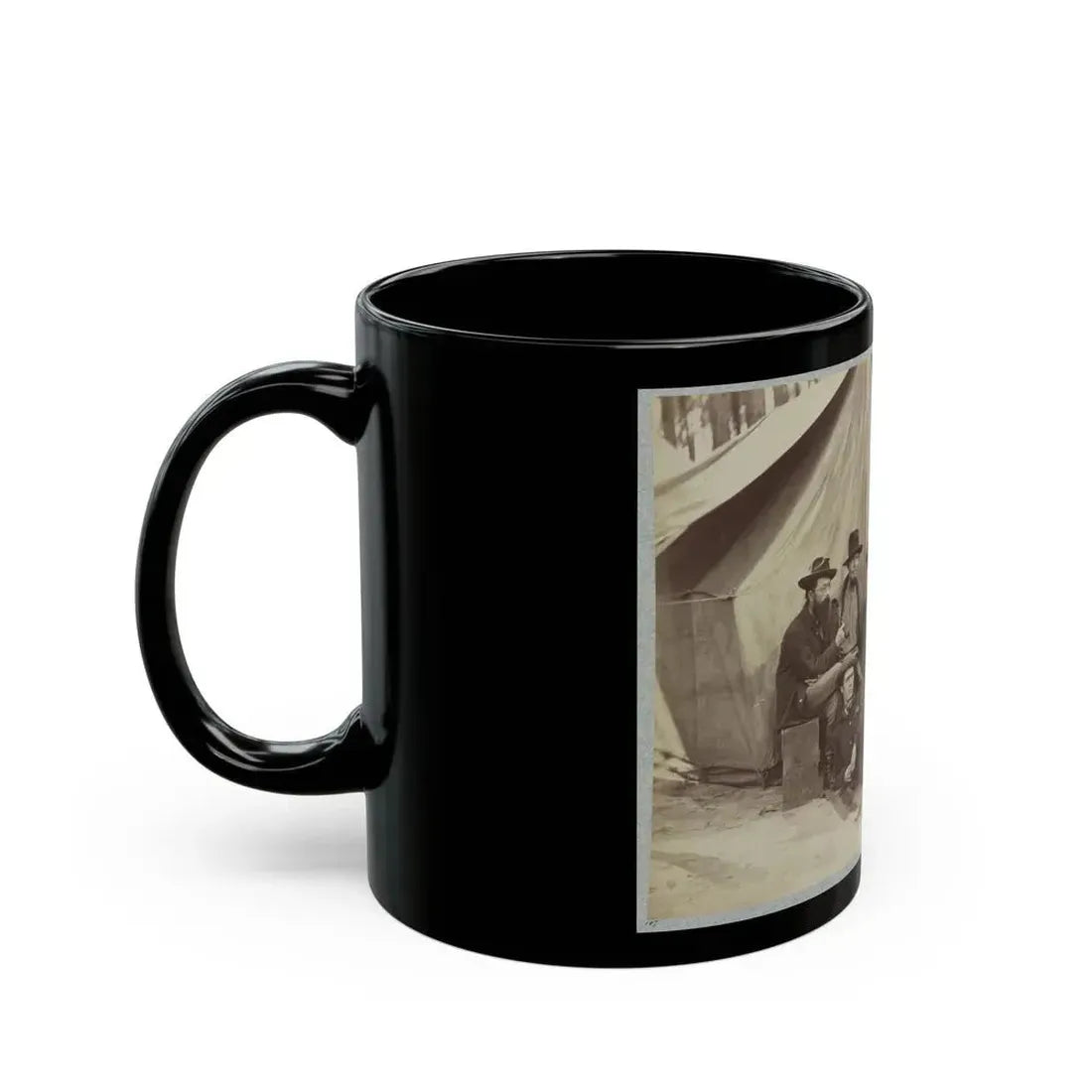 Assistant Engineers At Headquarters Army Of Potomac, November, 1864 (U.S. Civil War) Black Coffee Mug - Go Mug Yourself