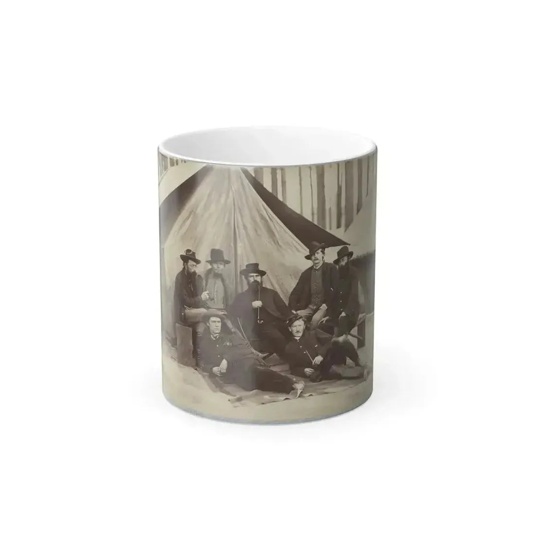 Assistant Engineers at Headquarters Army of Potomac, November, 1864 (U.S. Civil War) Color Changing Coffee Mug 11oz Default Title 11oz - Go Mug Yourself