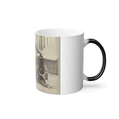 Assistant Engineers at Headquarters Army of Potomac, November, 1864 (U.S. Civil War) Color Changing Coffee Mug 11oz - Go Mug Yourself