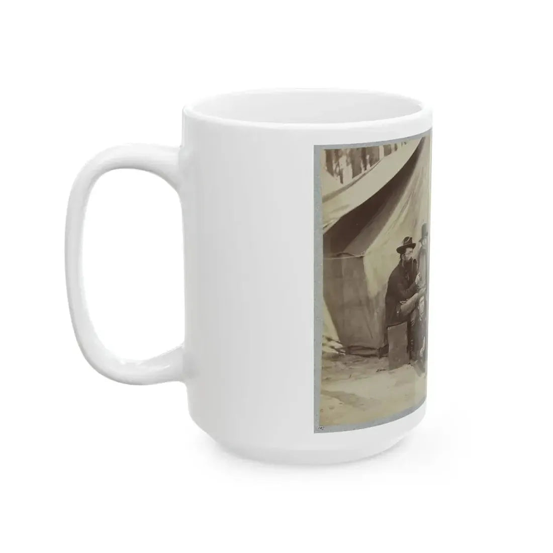 Assistant Engineers At Headquarters Army Of Potomac, November, 1864 (U.S. Civil War) White Coffee Mug - Go Mug Yourself