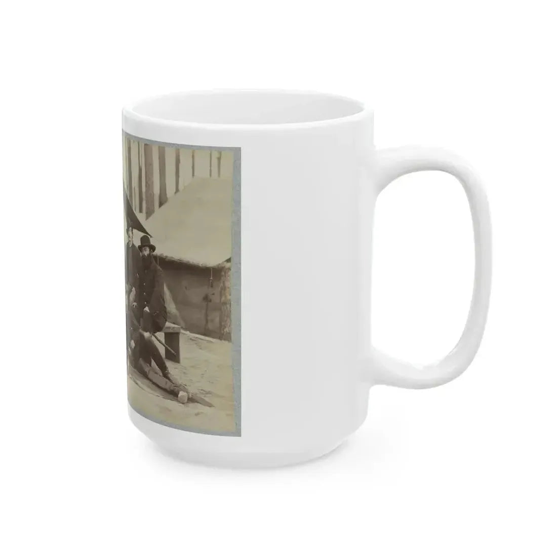 Assistant Engineers At Headquarters Army Of Potomac, November, 1864 (U.S. Civil War) White Coffee Mug - Go Mug Yourself