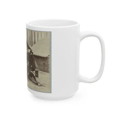 Assistant Engineers At Headquarters Army Of Potomac, November, 1864 (U.S. Civil War) White Coffee Mug - Go Mug Yourself