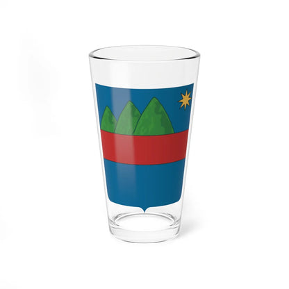 Assoro-Stemma (Italy) (Coat of Arms) Pint Glass 16oz 16oz - Go Mug Yourself