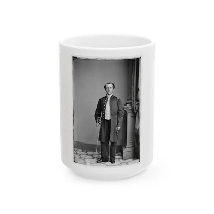 Asst. Sarg. P.C. Pease, 6th N.Y. (U.S. Civil War) White Coffee Mug 15oz - Go Mug Yourself