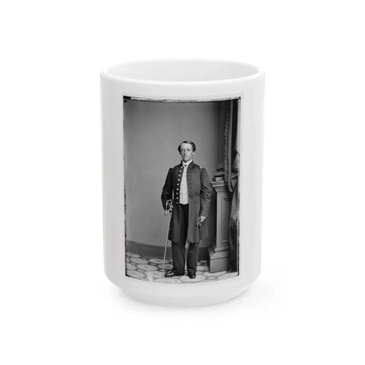 Asst. Sarg. P.C. Pease, 6th N.Y. (U.S. Civil War) White Coffee Mug 15oz - Go Mug Yourself