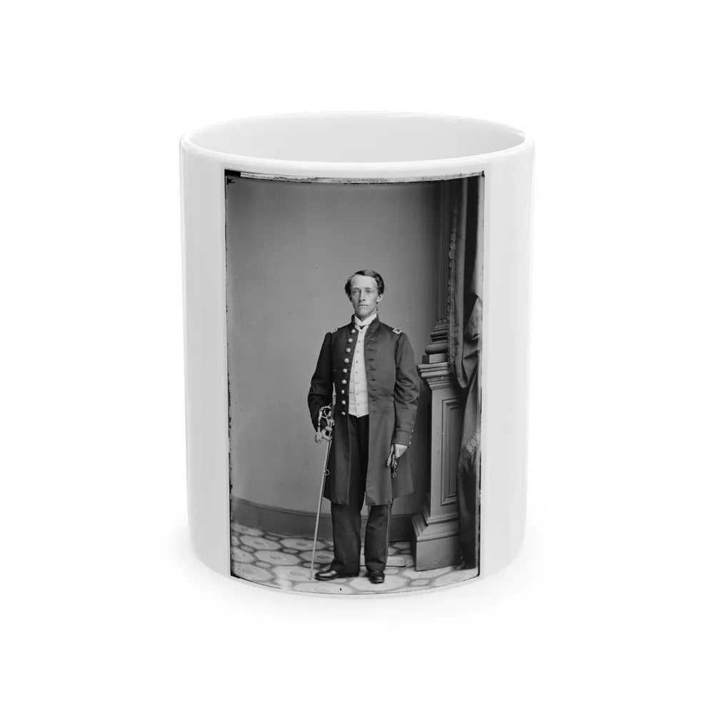 Asst. Sarg. P.C. Pease, 6th N.Y. (U.S. Civil War) White Coffee Mug-11oz-Go Mug Yourself