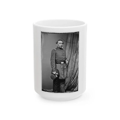 Asst. Surg. Luther Brusie, 3rd Ind Cav 001 (U.S. Civil War) White Coffee Mug-15oz-Go Mug Yourself