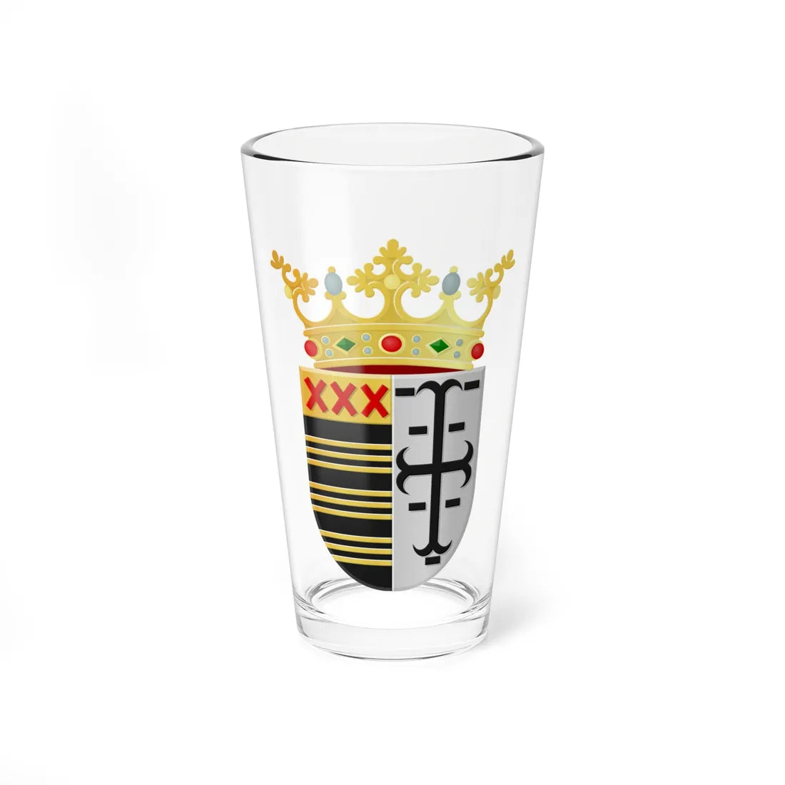 Asten wapen (Netherlands) (Coat of Arms) Pint Glass 16oz 16oz - Go Mug Yourself