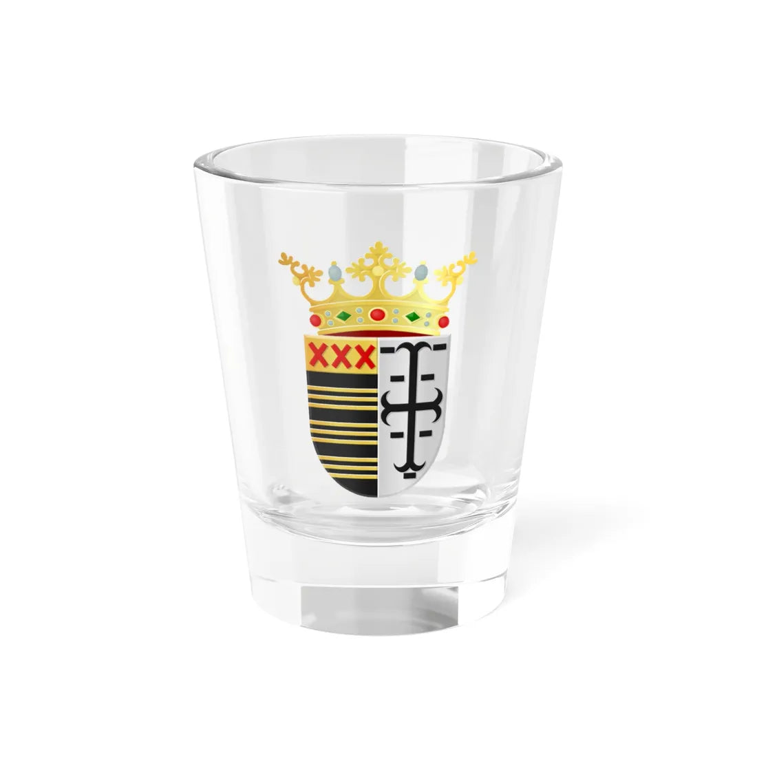 Asten wapen (Netherlands) (Coat of Arms) Shot Glass 1.5oz 1.5oz - Go Mug Yourself