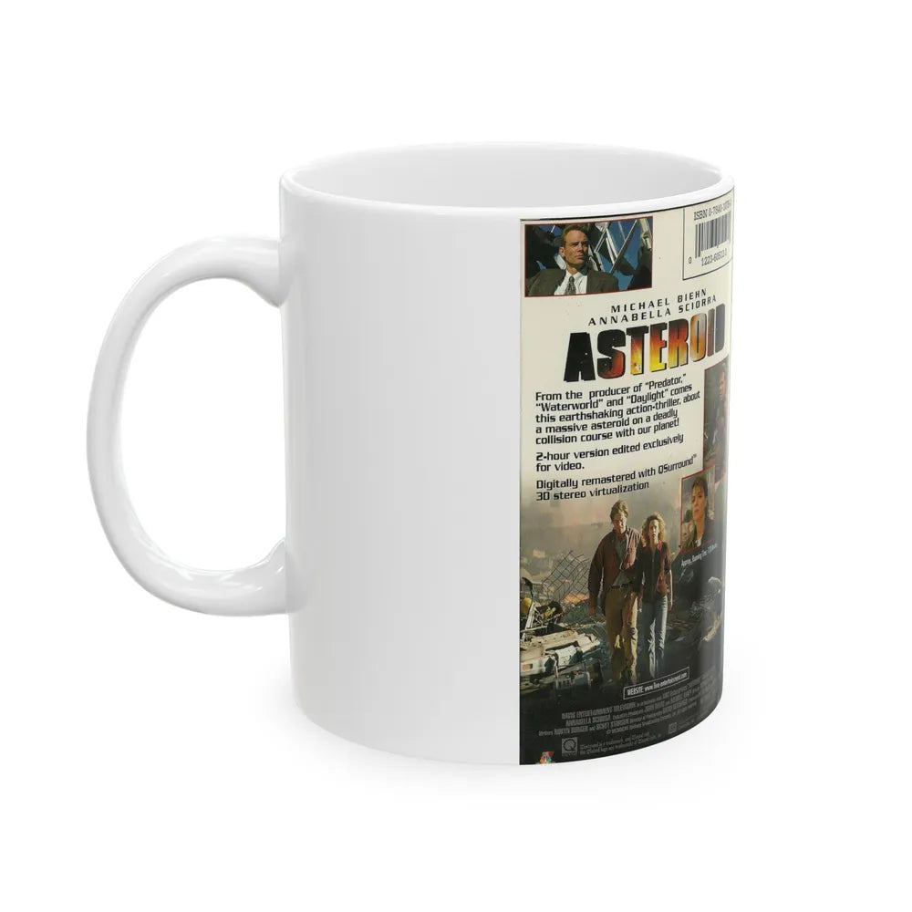 ASTEROID LIVE ENTERTAINMENT (VHS COVER) - White Coffee Mug-Go Mug Yourself