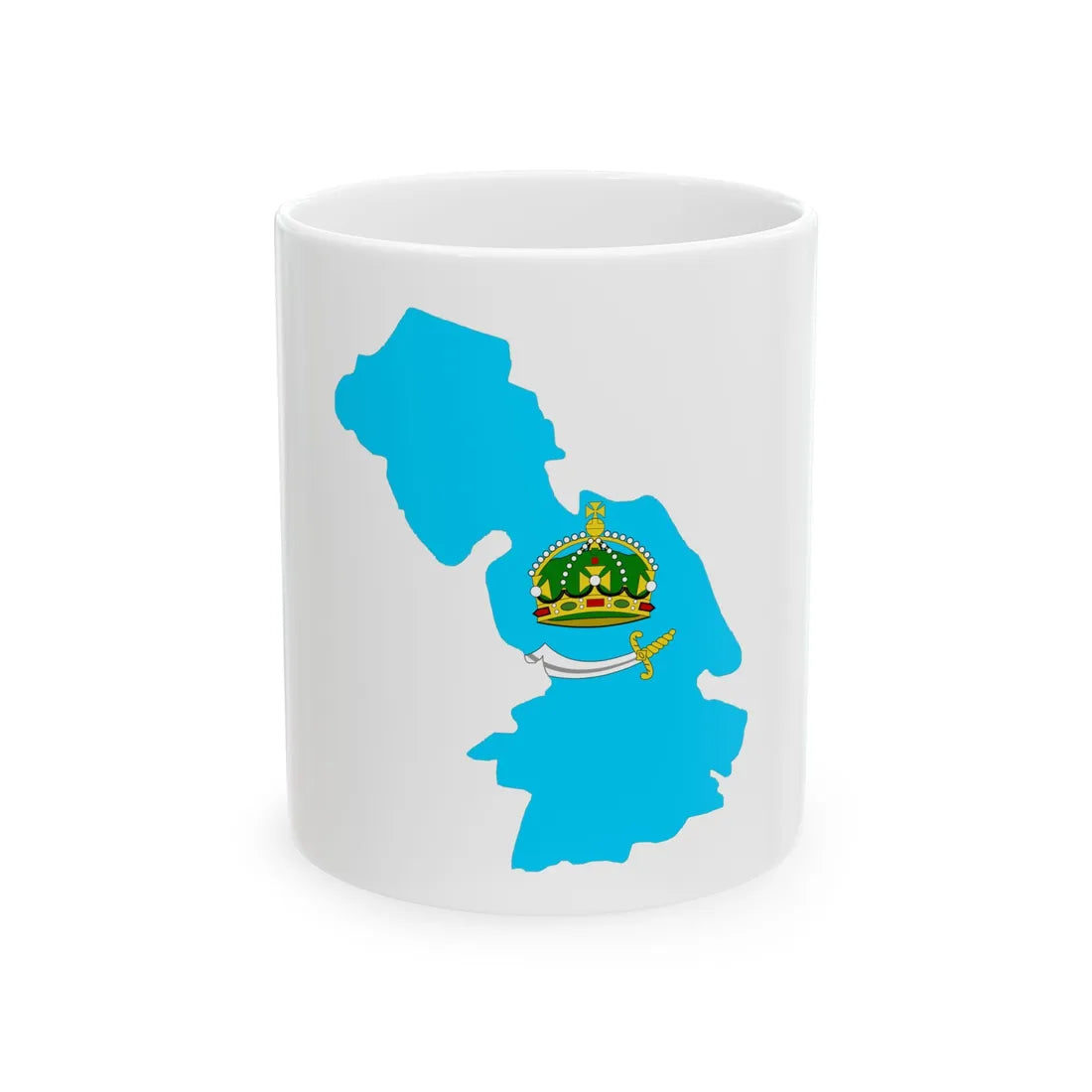 Astr-obl-geo-stub (Russia) White Coffee Mug 11oz - Go Mug Yourself