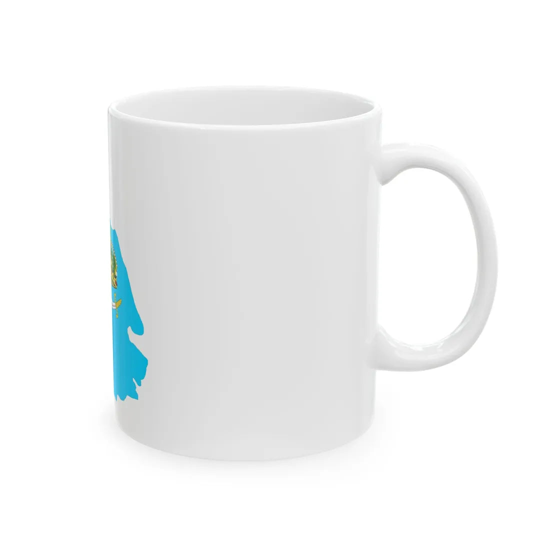 Astr-obl-geo-stub (Russia) White Coffee Mug - Go Mug Yourself