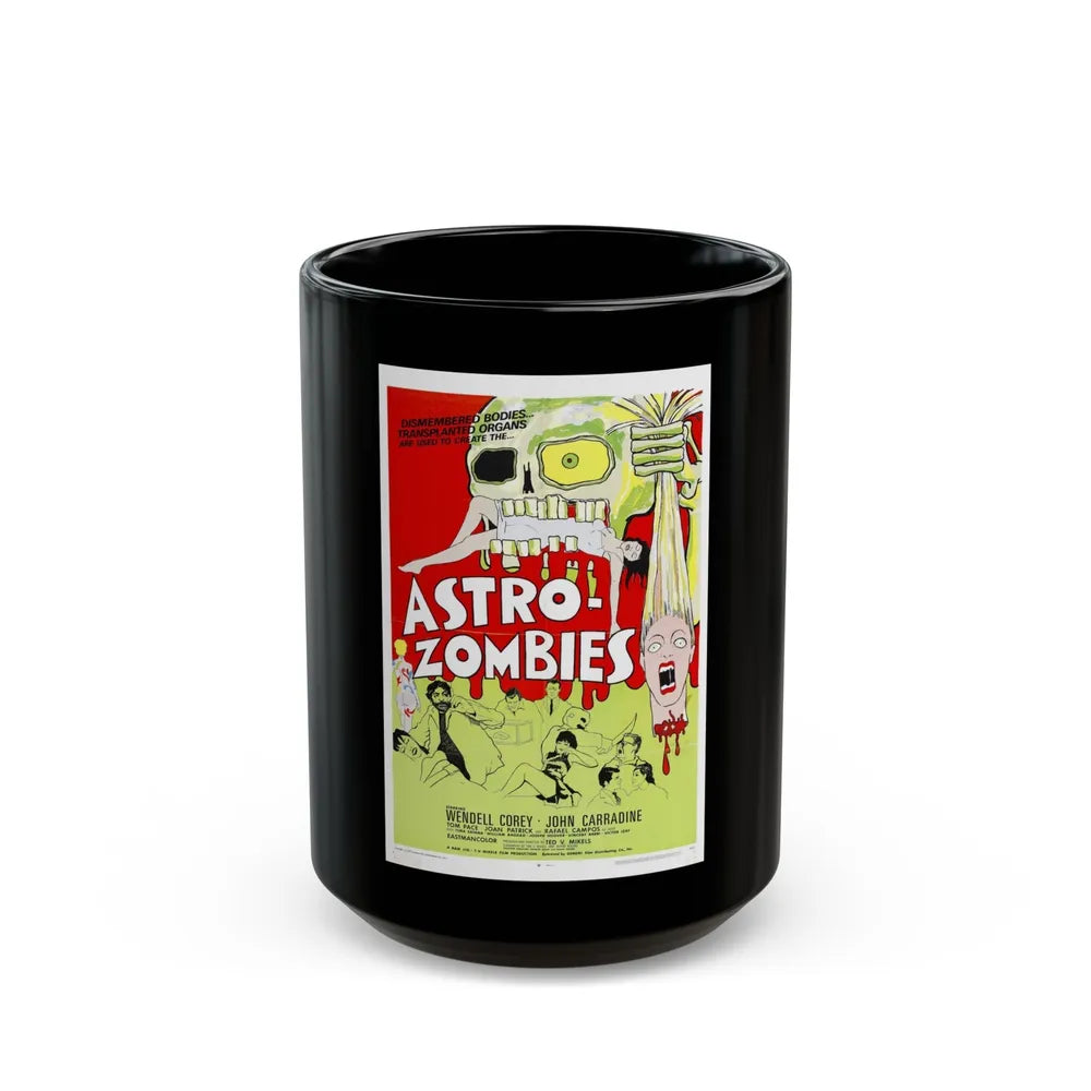 ASTRO ZOMBIES (2) 1968 Movie Poster - Black Coffee Mug-15oz-Go Mug Yourself