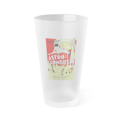 ASTRO ZOMBIES (2) 1968 Movie Poster - Frosted Pint Glass 16oz Default Title - Go Mug Yourself