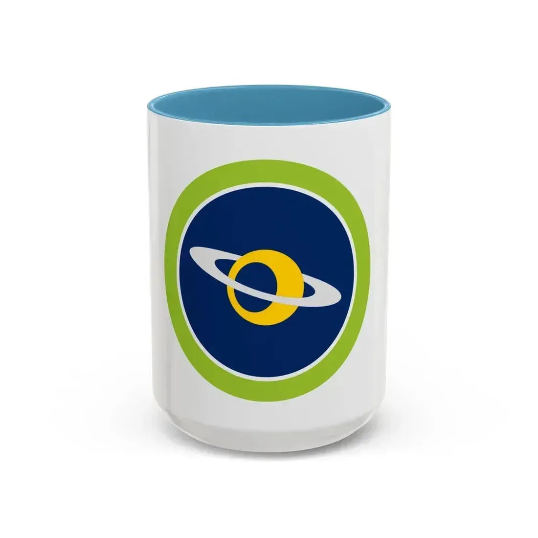 Astronomy (Boy Scout Merit Badge) Accent Coffee Mug 15oz Light Blue - Go Mug Yourself