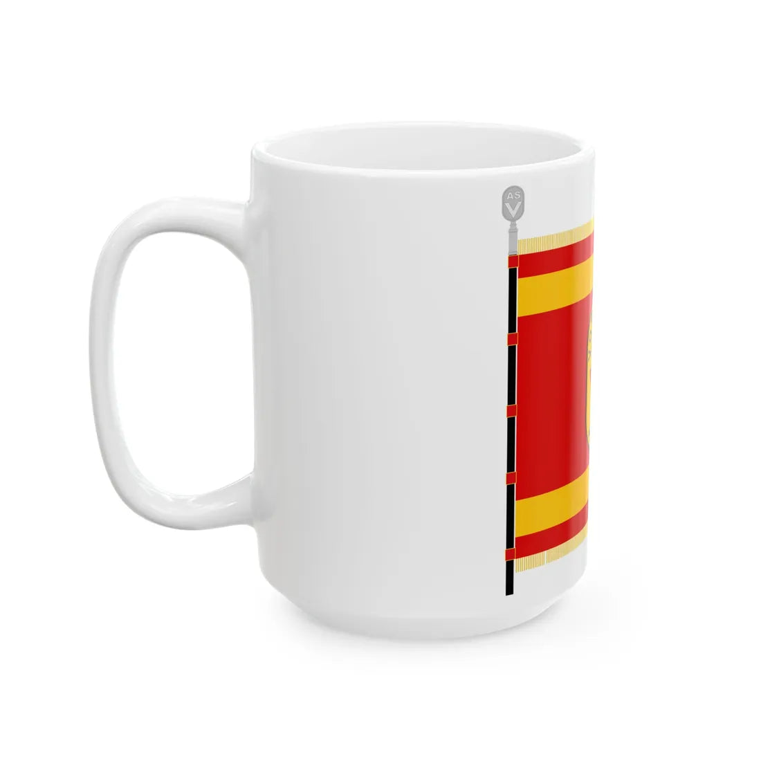 ASV ASG Pirna Fahne (Germany) White Coffee Mug - Go Mug Yourself
