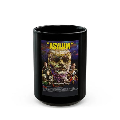 ASYLUM 1972 Movie Poster - Black Coffee Mug 15oz - Go Mug Yourself