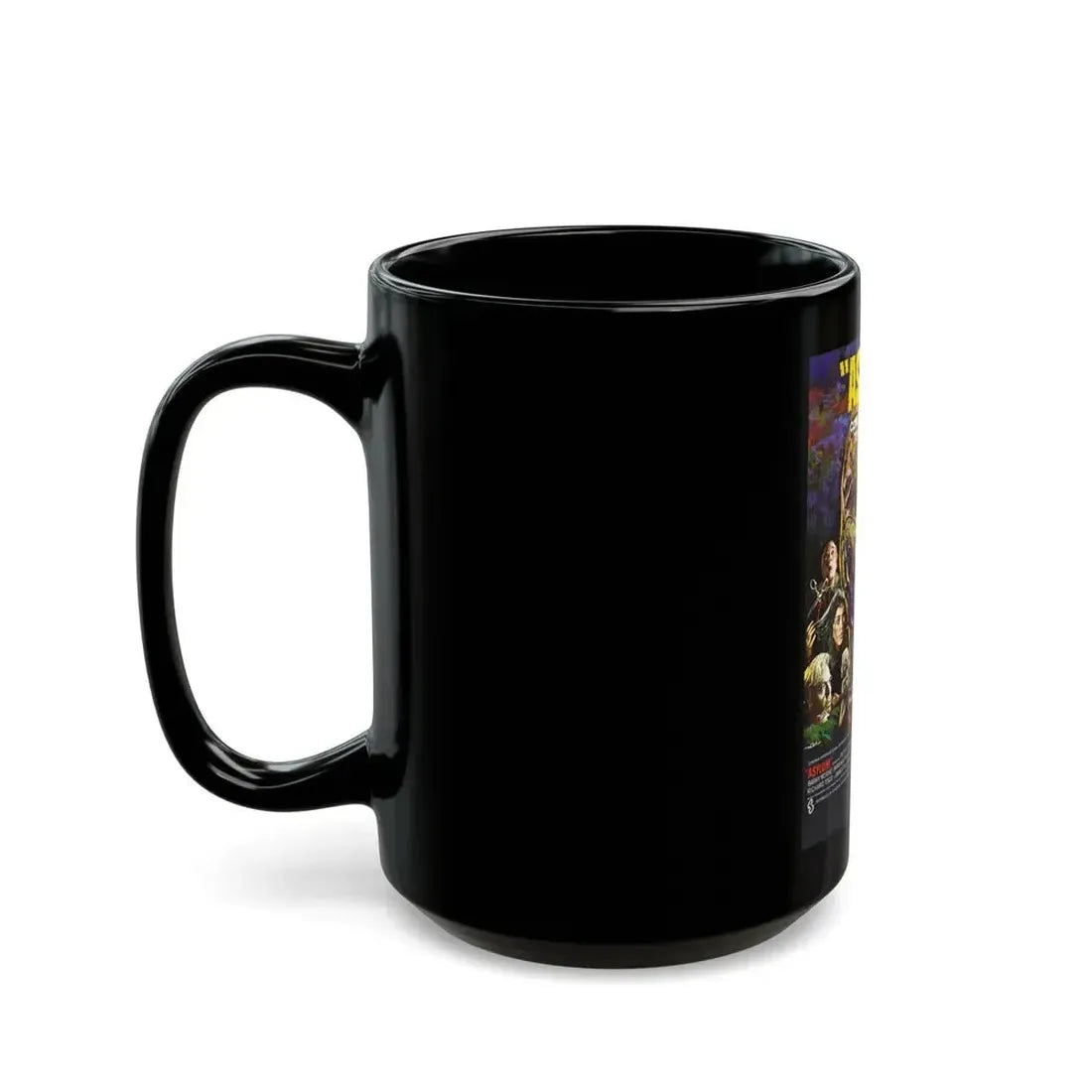 ASYLUM 1972 Movie Poster - Black Coffee Mug - Go Mug Yourself