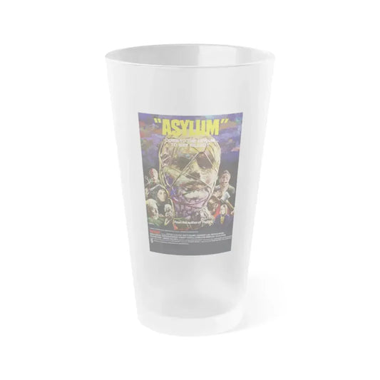 ASYLUM 1972 Movie Poster - Frosted Pint Glass 16oz 16oz Frosted - Go Mug Yourself