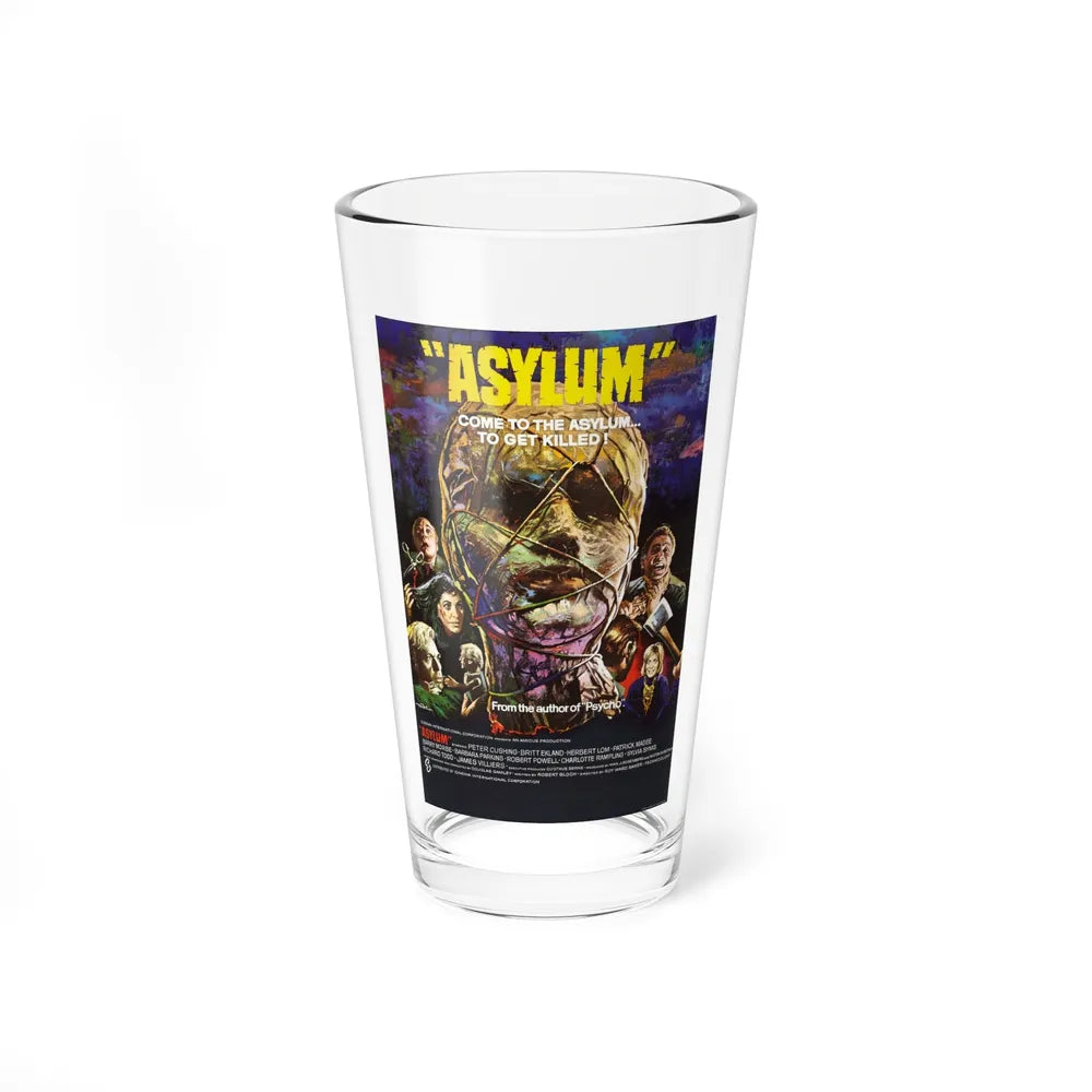 ASYLUM 1972 Movie Poster - Pint Glass 16oz-16oz-Go Mug Yourself