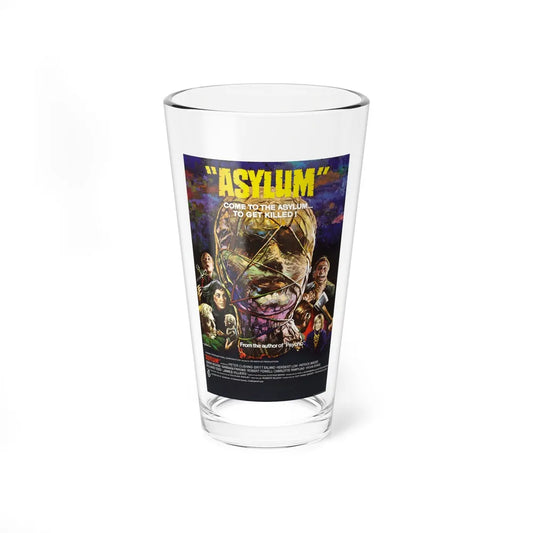 ASYLUM 1972 Movie Poster - Pint Glass 16oz-16oz-Go Mug Yourself