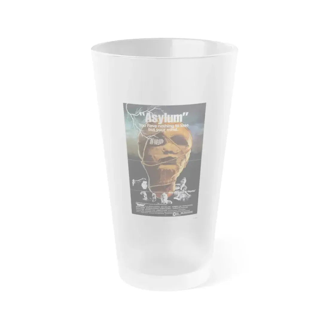 ASYLUM (2) 1972 Movie Poster - Frosted Pint Glass 16oz Default Title - Go Mug Yourself