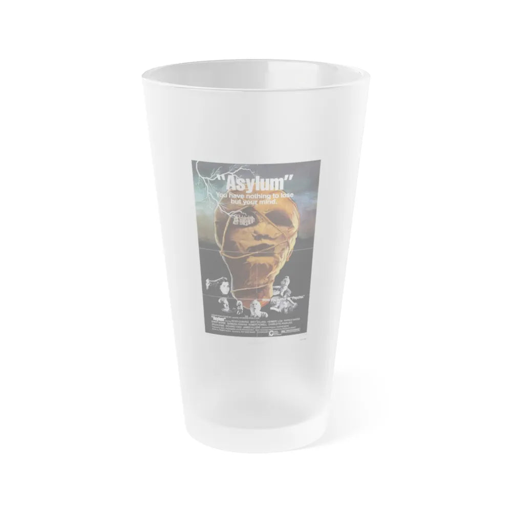 ASYLUM (2) 1972 Movie Poster - Frosted Pint Glass 16oz-Go Mug Yourself