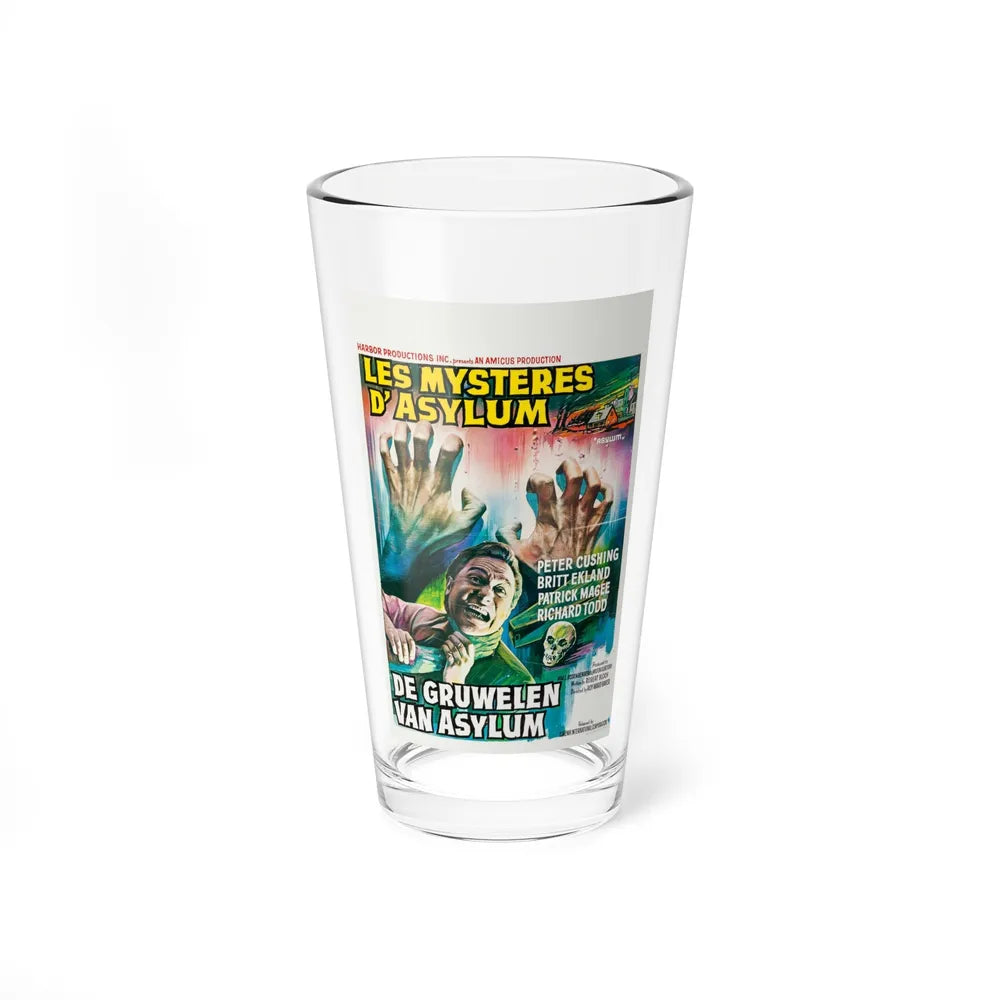 ASYLUM (BELGIAN) 1972 Movie Poster - Pint Glass 16oz-16oz-Go Mug Yourself