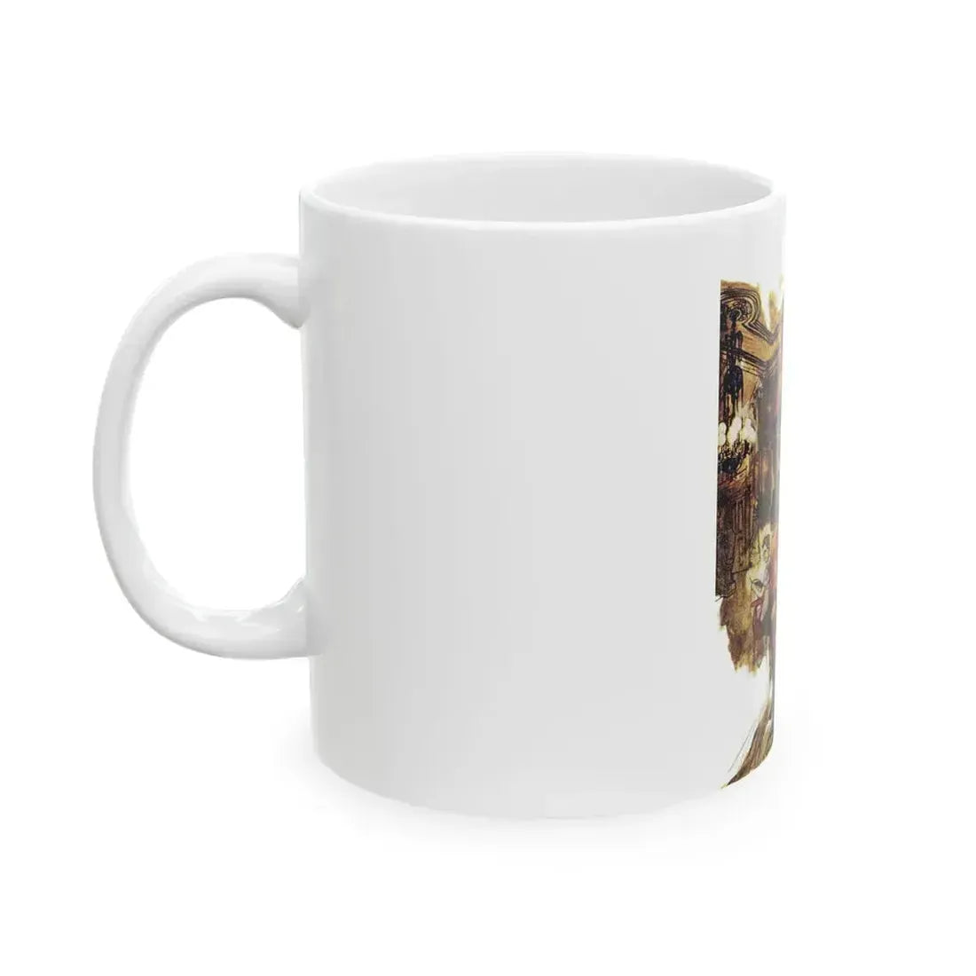 At Bertram's Hotel (Pt. 1 of 2), Good Housekeeping, March 1966 - White Coffee Mug - Go Mug Yourself