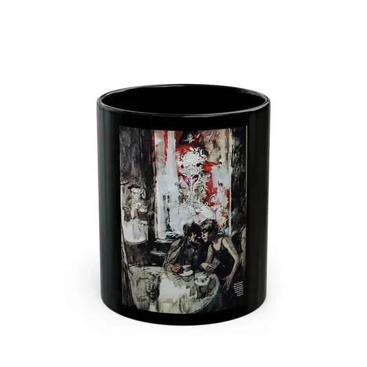 At Bertram's Hotel (Pt. 2 of 2), Good Housekeeping, April 1966 - Black Coffee Mug 11oz - Go Mug Yourself