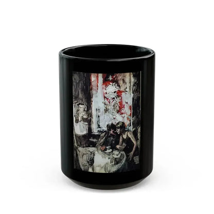 At Bertram's Hotel (Pt. 2 of 2), Good Housekeeping, April 1966 - Black Coffee Mug 15oz - Go Mug Yourself