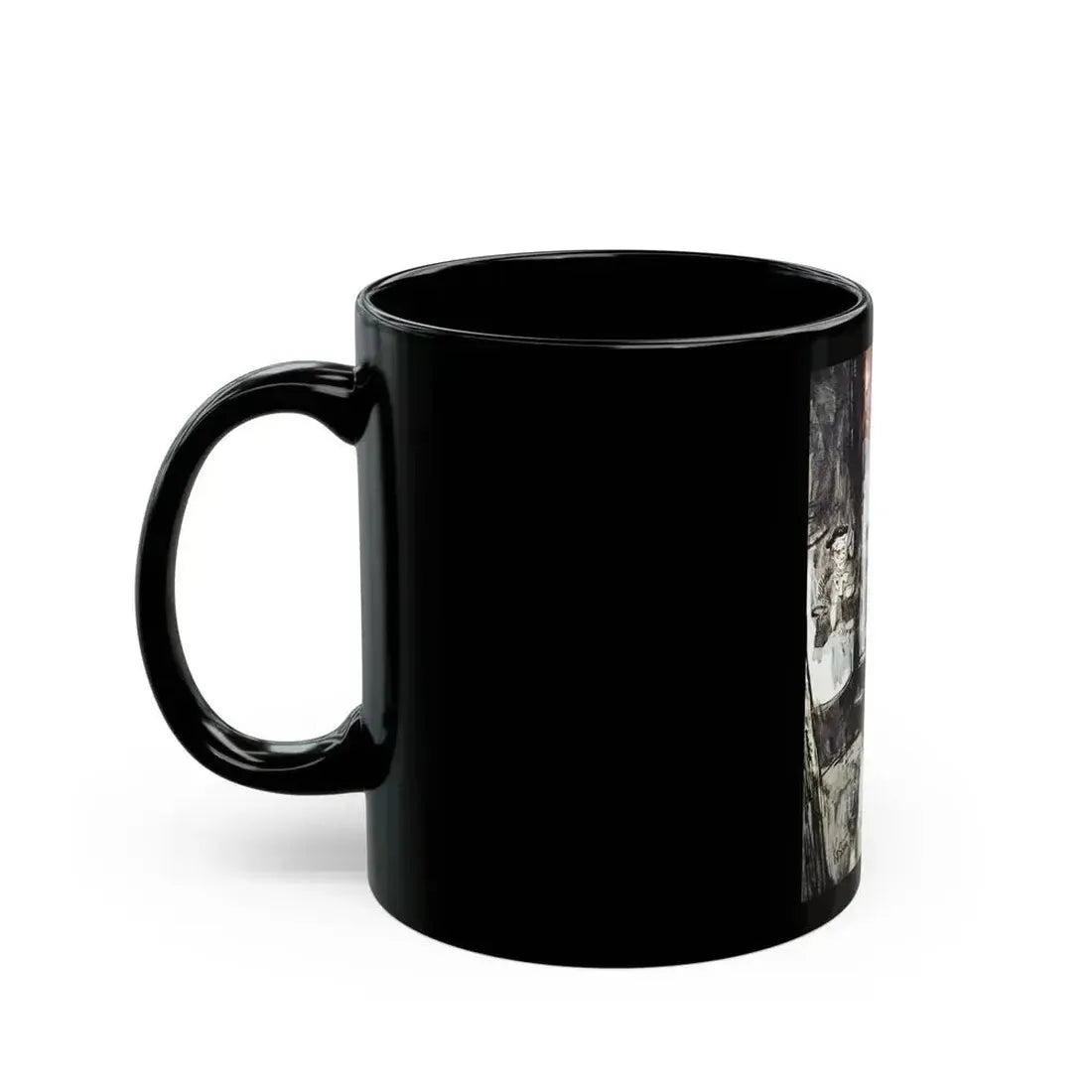 At Bertram's Hotel (Pt. 2 of 2), Good Housekeeping, April 1966 - Black Coffee Mug - Go Mug Yourself