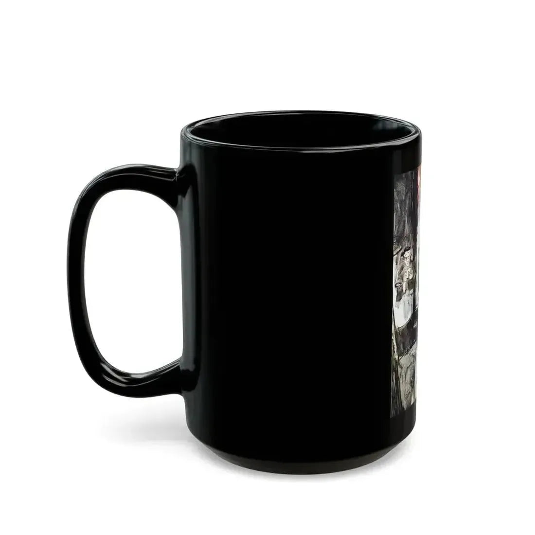 At Bertram's Hotel (Pt. 2 of 2), Good Housekeeping, April 1966 - Black Coffee Mug - Go Mug Yourself