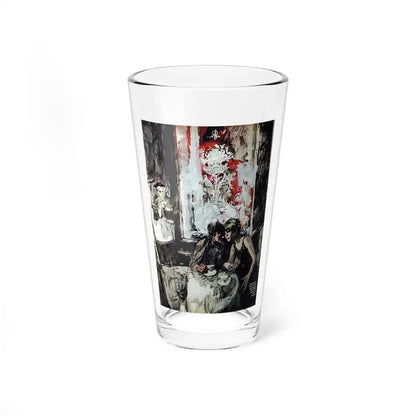 At Bertram's Hotel (Pt. 2 of 2), Good Housekeeping, April 1966 (Magazine Illustration) Pint Glass 16oz 16oz - Go Mug Yourself