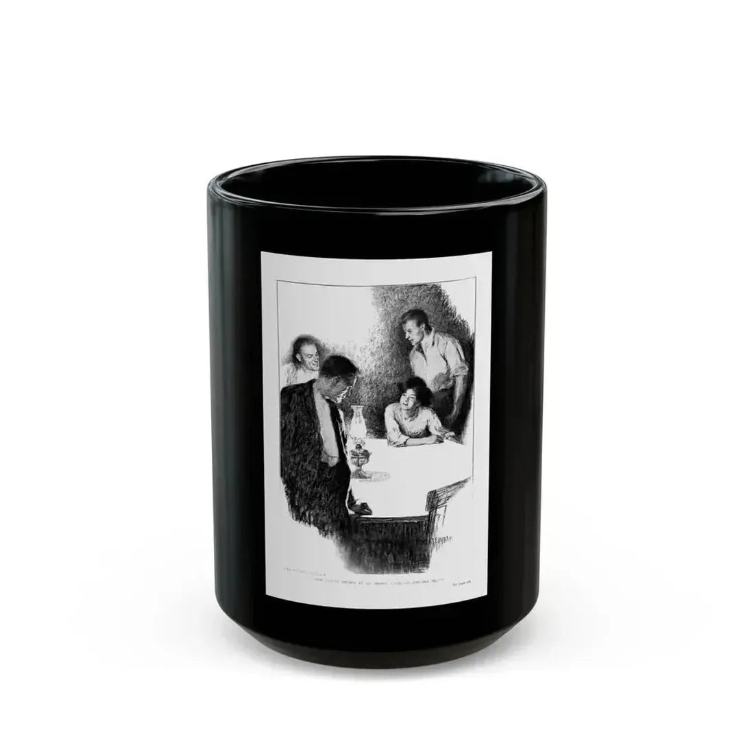 At Brady's, McClure's Magazine, April 1910 - Black Coffee Mug 15oz - Go Mug Yourself