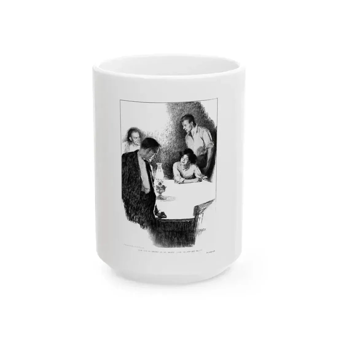 At Brady's, McClure's Magazine, April 1910 - White Coffee Mug 15oz - Go Mug Yourself