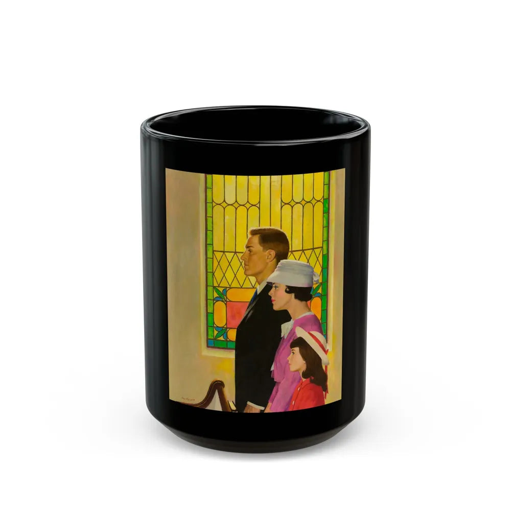 At Church - Black Coffee Mug-15oz-Go Mug Yourself