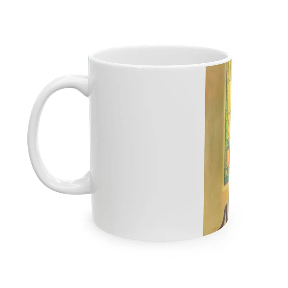 At Church - White Coffee Mug-Go Mug Yourself