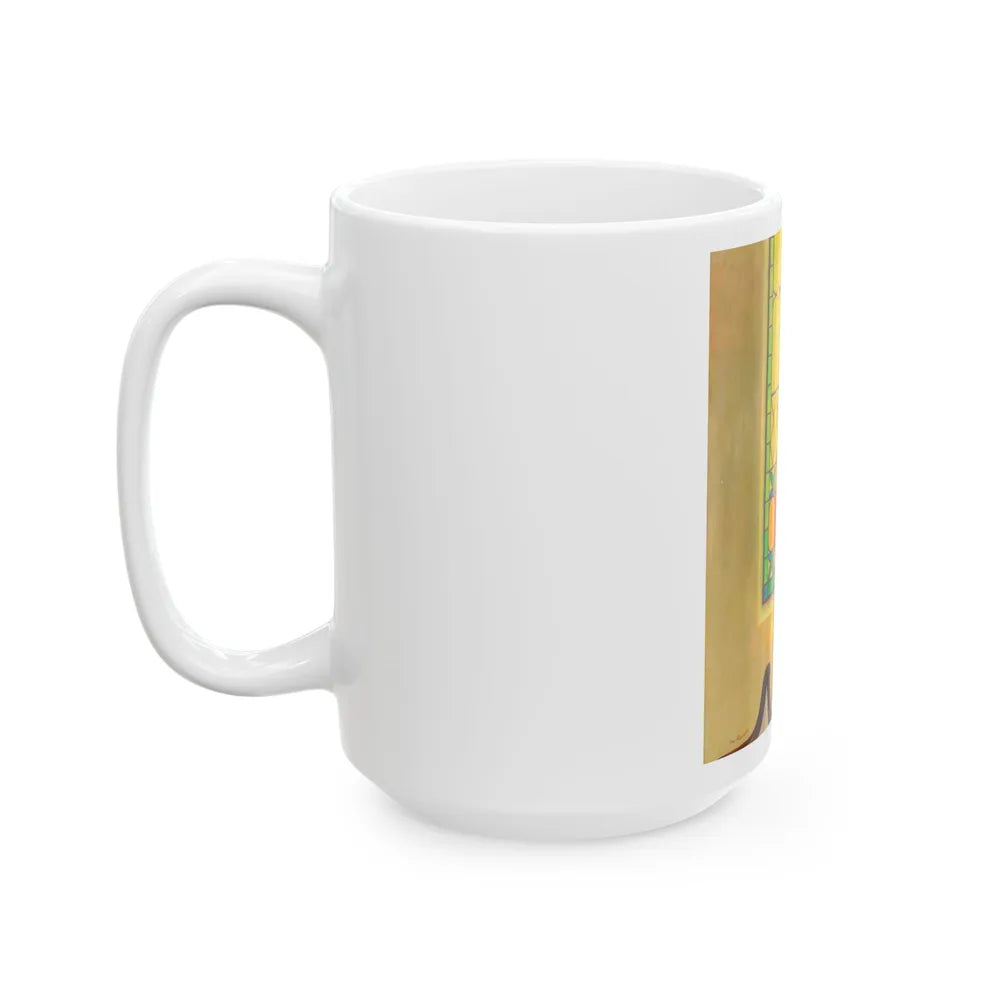 At Church - White Coffee Mug-Go Mug Yourself